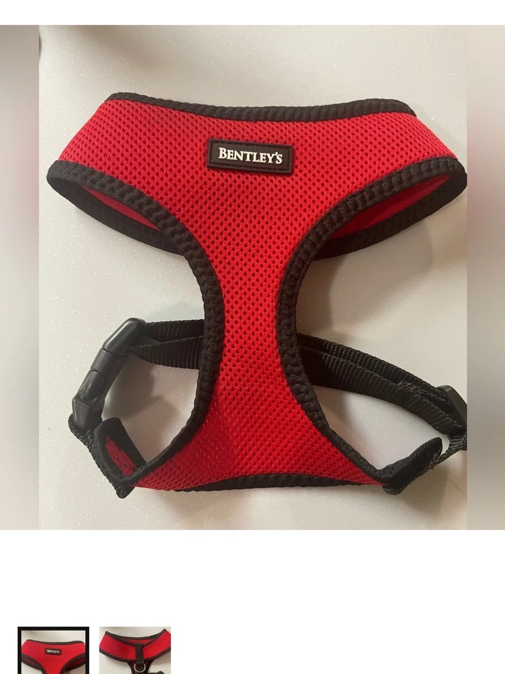 Bentley’s Red Mesh Medium Pet Harness